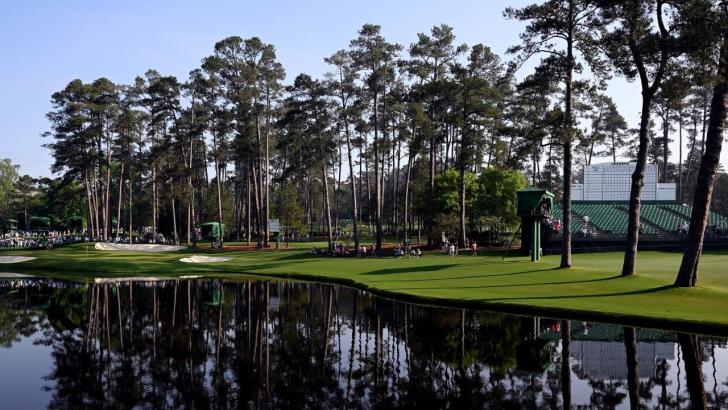 The 16th hole at August National